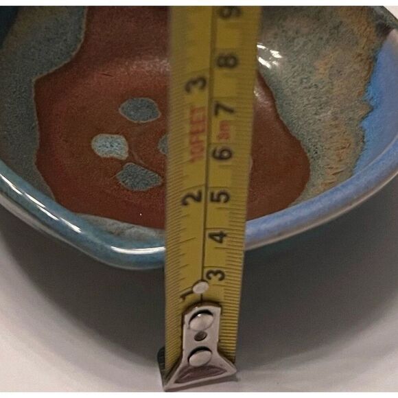 MudWorks USA Pottery Heart Shaped Dish Multi Color - Picture 6 of 6